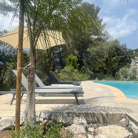 La Villa Des Carriers- Maison Avec Piscine Proche Mer Roquefort-les-Pins Esterno foto