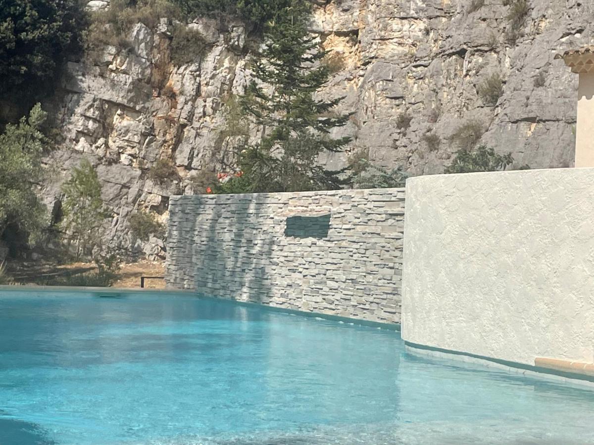 La Villa Des Carriers- Maison Avec Piscine Proche Mer Roquefort-les-Pins Esterno foto