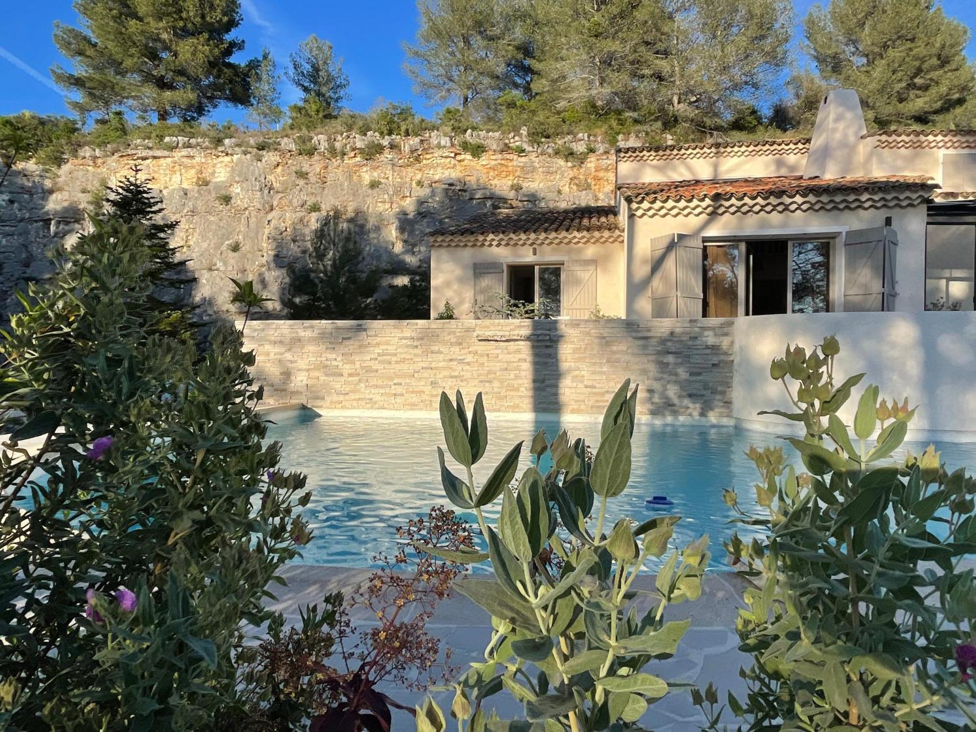 La Villa Des Carriers- Maison Avec Piscine Proche Mer Roquefort-les-Pins Esterno foto
