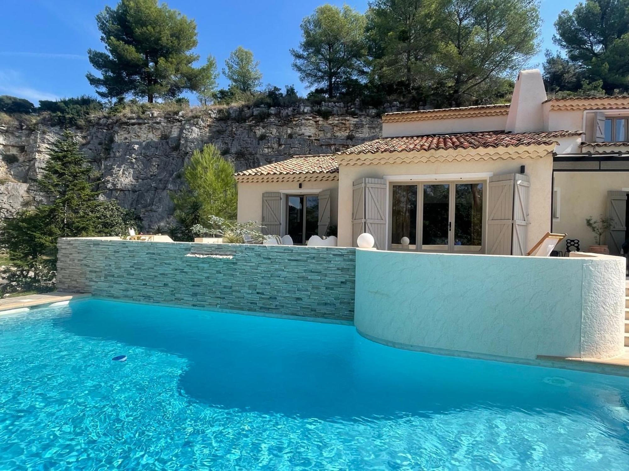 La Villa Des Carriers- Maison Avec Piscine Proche Mer Roquefort-les-Pins Esterno foto
